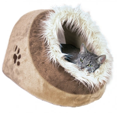 Trixie Katzenkorb Iglu Minou beige braun