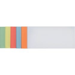 Rechteckige Präsentationskarten 20,5 x 9,5 cm sortiert