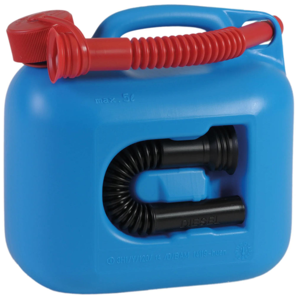 Hünersdorff Kanister Premium (un) Benzinkanister 5l blauer Kunststoff, un