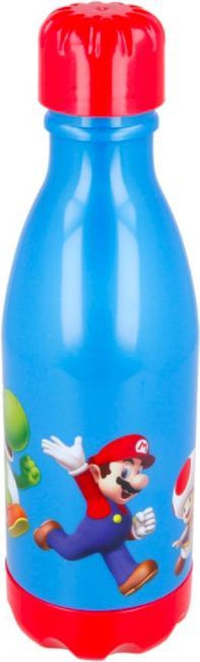 Star super mario drinkfles - waterfles - 560 ml - 23 cm hoog