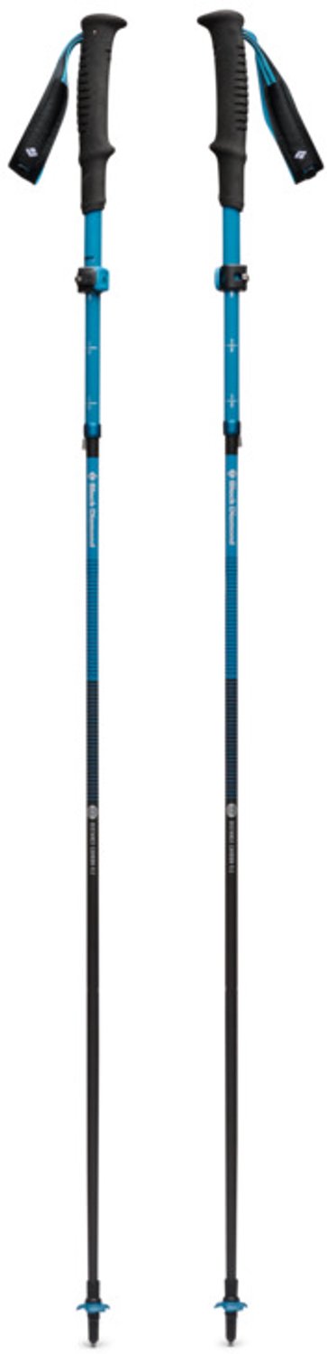 Black Diamond Distance Carbon FLZ Gehstöcke – 100 % Carbon – verstellbar 125–140 cm – ultraleicht faltbar – Z-Pole-Technologie