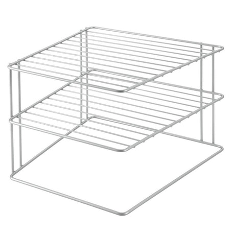 Metaltex Palio Eckschrankregal 25x25x19cm silber