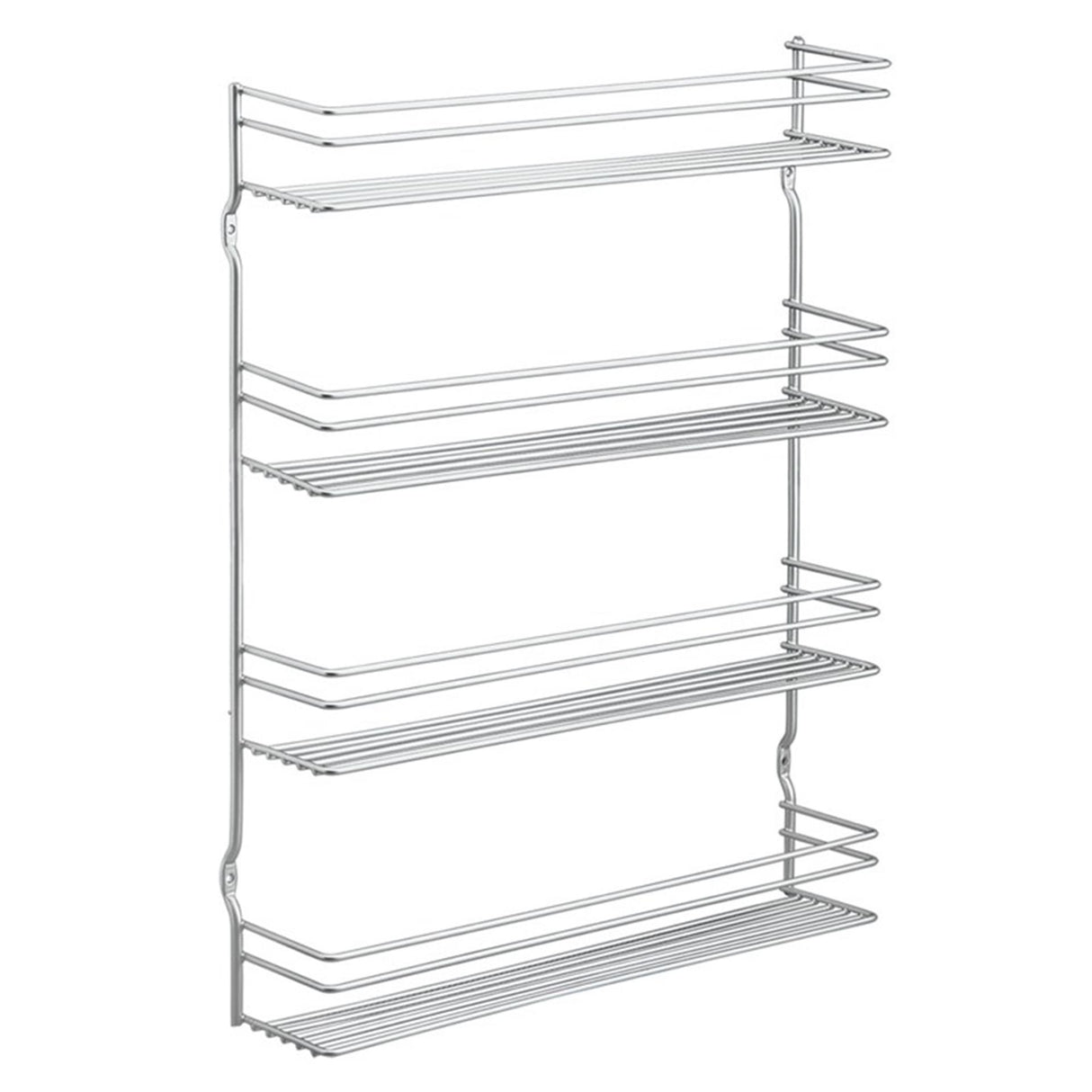 Metaltex Space Saver Smart Kitchen Pepito Kräuter Rack 4 Etagen 36x8x45 cm Silber