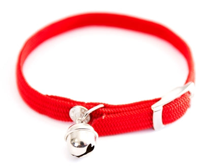 Martin-Halsband Katze elastisches Nylon rot