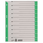 Numerische Tabs Leitz 1652 grüner Karton