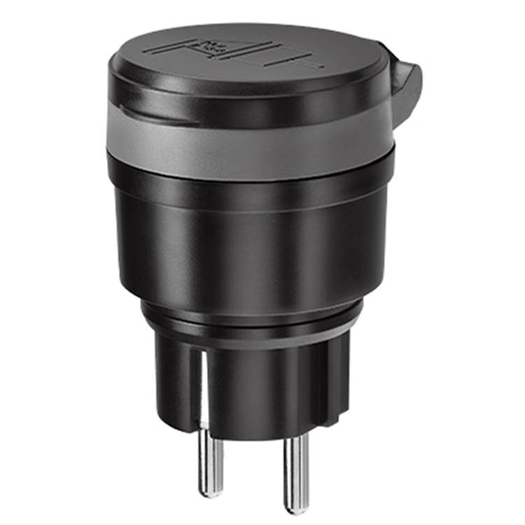 Klicken Sie auf Kompaktstecker, um draußen zu sein