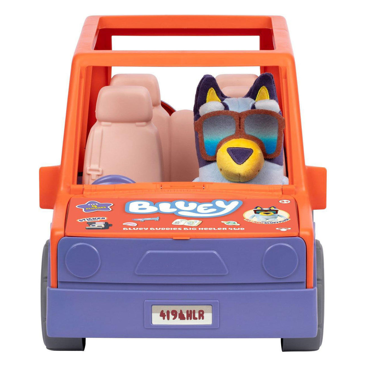 Moose Toys Bluey – Bluey Buddies Big Heeler 4WD-Spielset – inkl. plüschig blau
