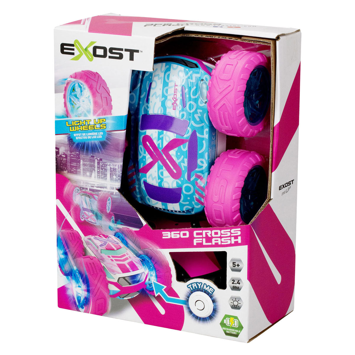 Spectron Exost RC 360 Cross Flash Amazon Pink gesteuertes Auto