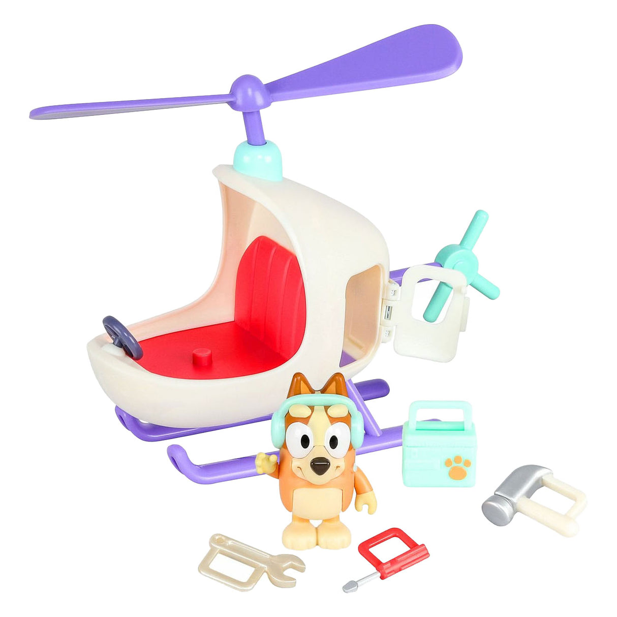 Moose Toys Bluey Helikopter-Bingo-Spielfigur
