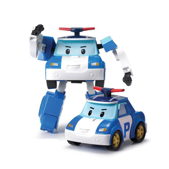 Ambulanz der Silber -Robocar -Robocar -Klinik der Roboter -Ambulanz transformiert