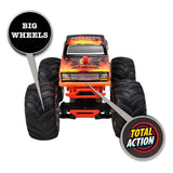 Gear2play RC Monster Flames Monstertruck 1:24 – große Räder
