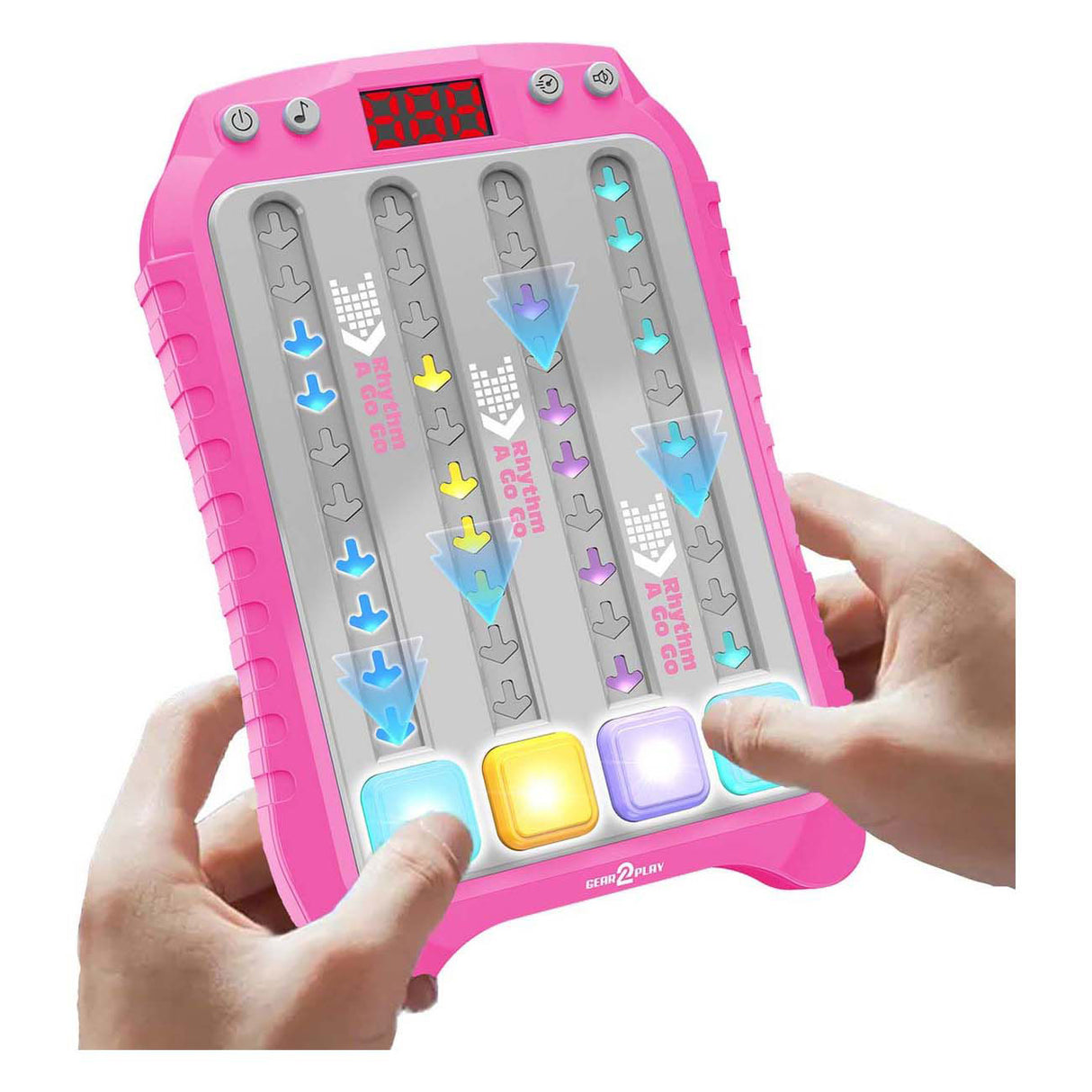 Gear2play Rhytm A Go Follow the Rhythm Game Pink