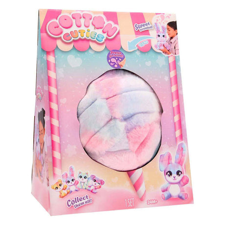 Spectron Cotton Cuties Hase – duftendes Zuckerwatte-Kuscheltier – 30 cm