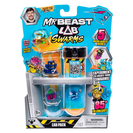 Spectron Mrbeast Lab Swarms Serie 2 Atomic Series Actionfigur, 5er-Pack