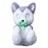 Kuschelnde Haustiere Husky interaktive Umarmung