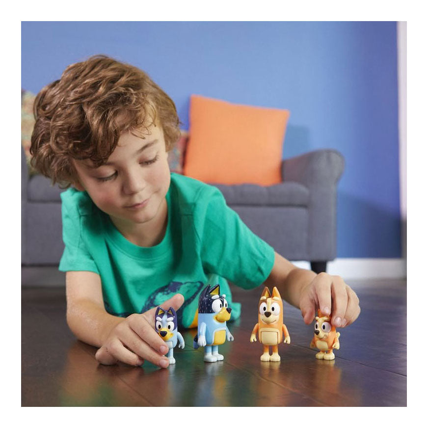 Elchspielzeug Bluey Family Figur Set 4 Pack