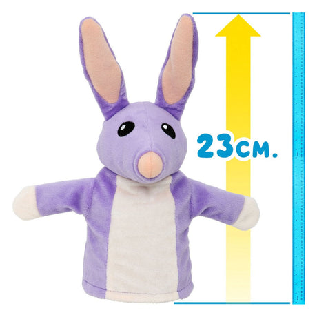 Moose Toys blaue Plüsch-Handpuppe – Bob Bilby