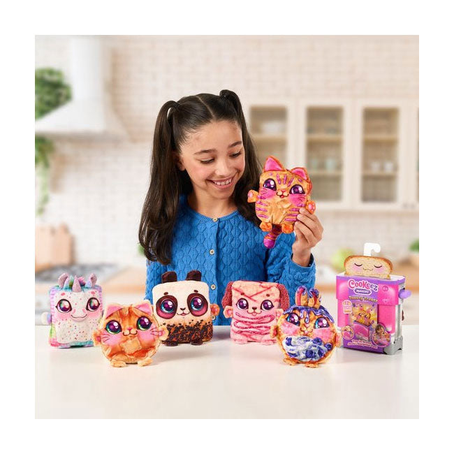 Moose Toys Cookeez Makery Toasty Treatz – stellen Sie ein Überraschungs-Plüschtier her