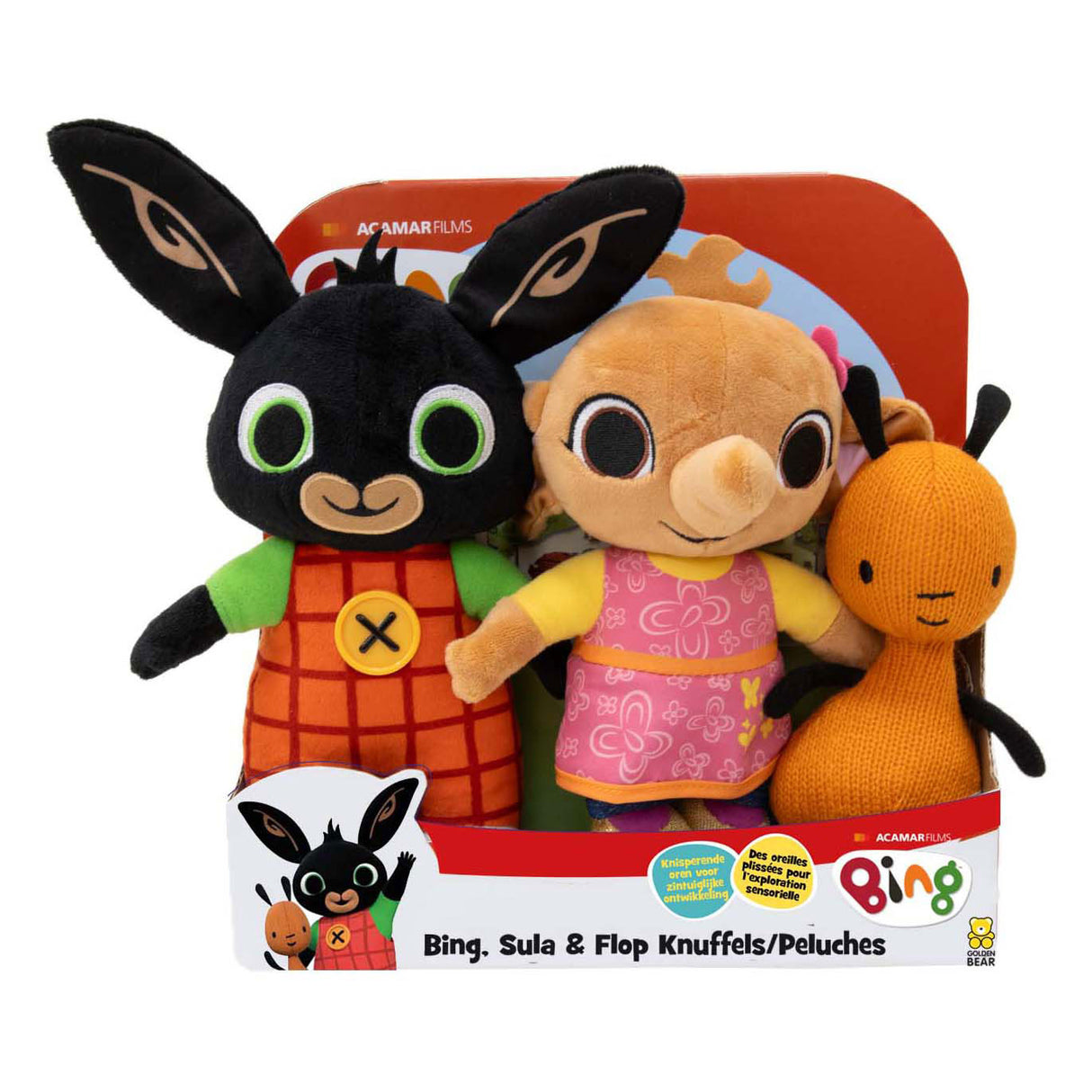 Bing, Sula-Flop-Kuscheltiere, 3er-Set