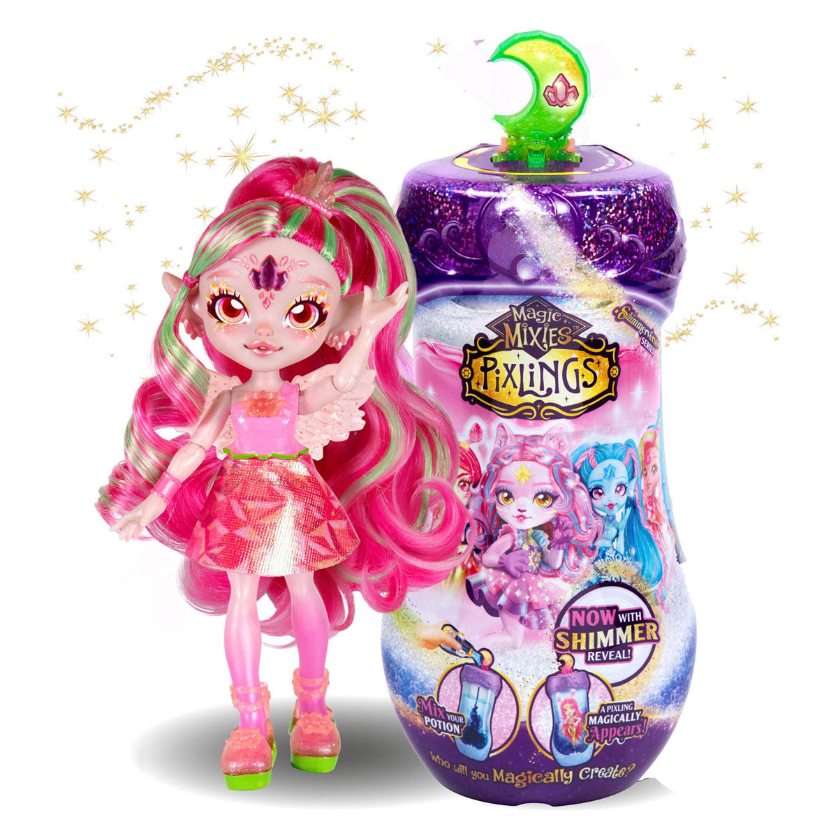 Spectron Magic Mixies Shimmerverse Pixelings enthüllen Pop – Faye