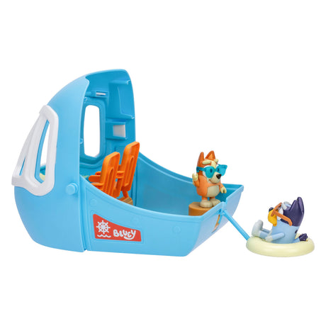Moose Toys blaues 3-in-1-Flugzeug mit 2 Spielfiguren