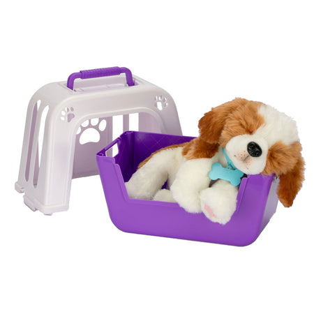 Spectron Little Live Pets mein wirklich echtes Welpen-Kuscheltier im Käfig