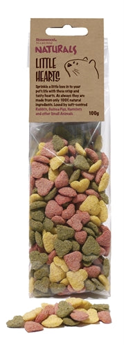 Naturals nagende Herzen aus Rosenholz
