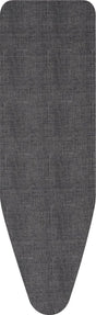 Brabantia strijkplankhoes b - 124 x 38 cm - complete set - denim black