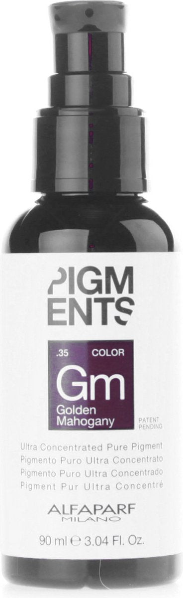 Alfaparf - pigments - ultra concentrated pure pigment - .35 golden mahogany - 90 ml