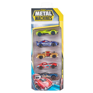 Zuru Metallmaschinen-Druckgussautos, 5er-Pack, sortiert