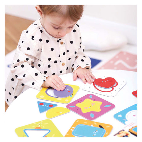 Bananen-Panda-Puzzle für unterwegs, entdecken Sie Formen ab 18 m