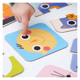 Bananenpanda – Halbgesichter-Puzzle für unterwegs – 16 Teile.