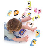 Bananenpanda – Halbgesichter-Puzzle für unterwegs – 16 Teile.