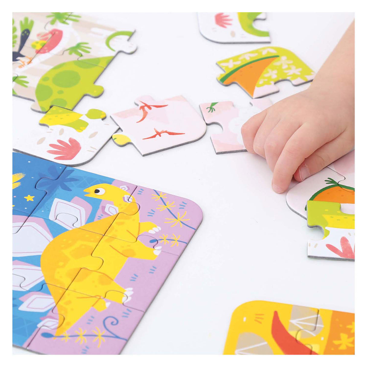 Bananenpanda - Puzzle-Dinosaurier für unterwegs - 16-tlg.