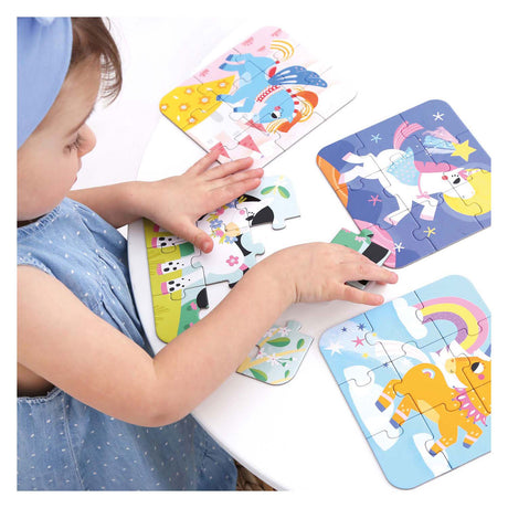 Bananenpanda - Puzzle-Ponys für unterwegs - 16-tlg.