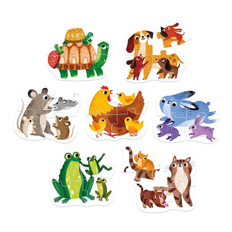 Bananenpanda – mein erstes Tierbaby-Puzzle, 7-tlg.