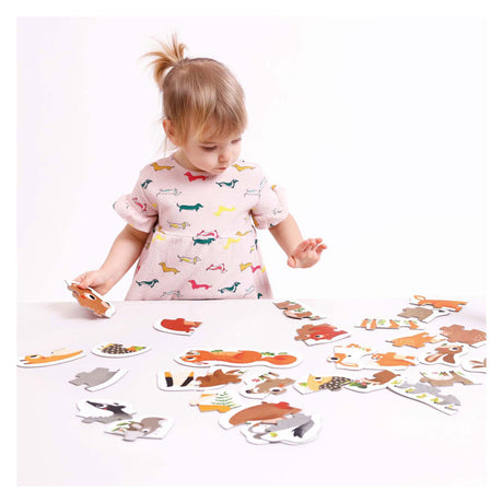 Bananenpanda Schritt-für-Schritt-Puzzle Waldtiere 2+.