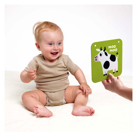 Bananenpanda – kontrastreiche Babykarten 6 Monate+ 9 Monate+ – 24 Stück.