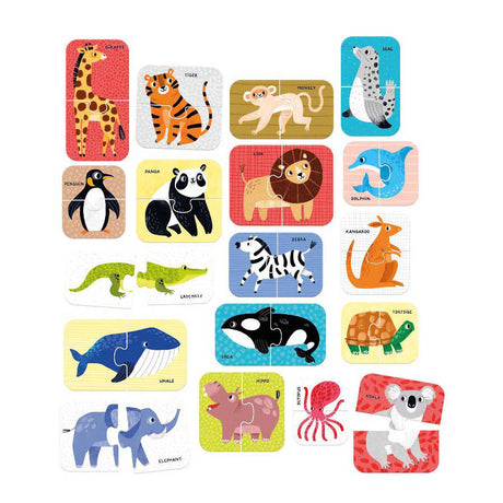 Bananen-Panda-Puzzle, Wildtiere, Lernspielzeug, ab 18 Monaten.