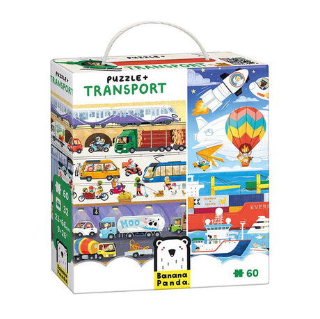 Bananenpanda - Puzzle-Transport - 24-tlg.