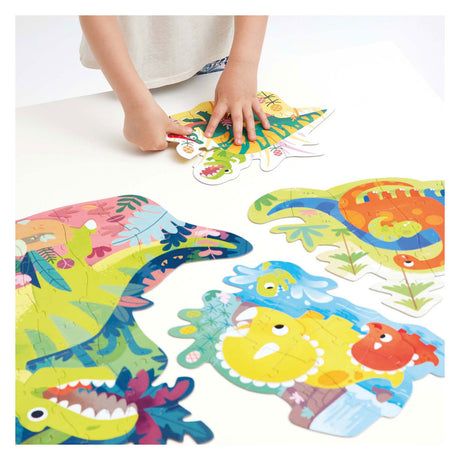 Bananen-Panda-Puzzle-Dinosaurier