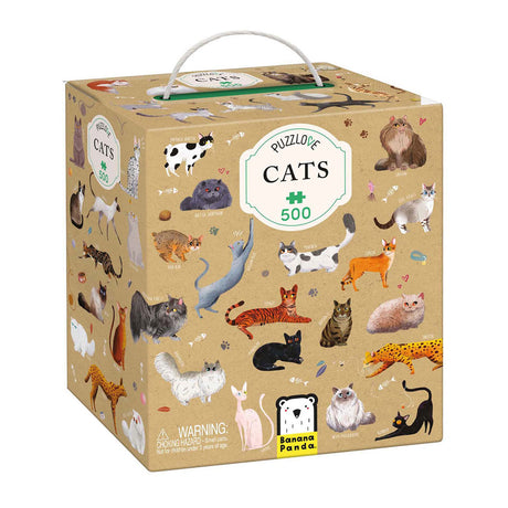 Bananenpanda - puzzlove Katzen - 500 Stk.