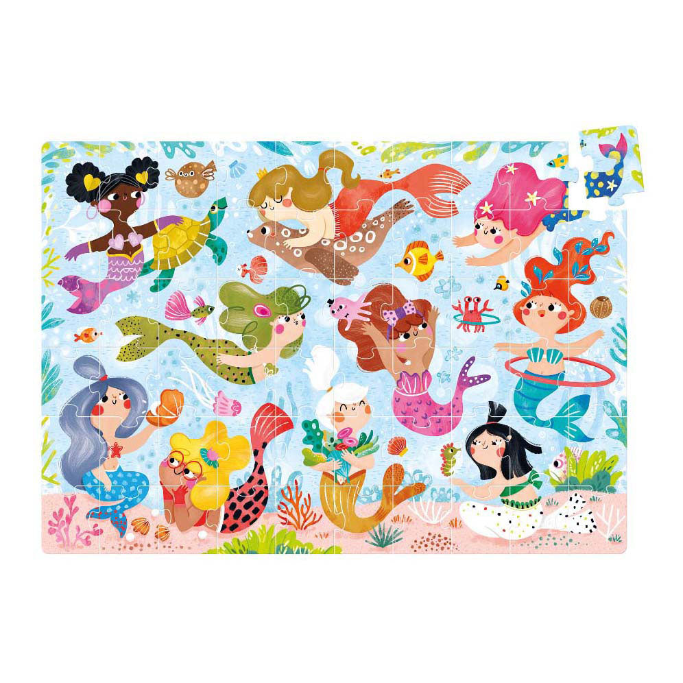 Bananenpanda – magisches Jumbo-Puzzle Meerjungfrauen – 60 Teile.