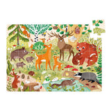 Bananenpanda – wildes Jumbo-Puzzle Waldtiere – 40 Teile.