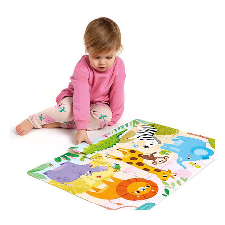 Bananenpanda - wilde Jumbo-Puzzle-Safari - 24 Teile.