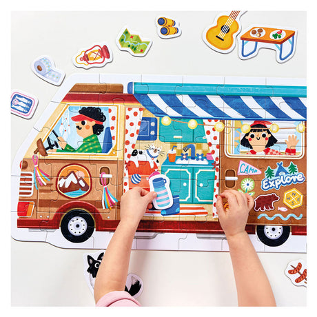 Banana panda - play-as-you-go puzzel camper - 45st.