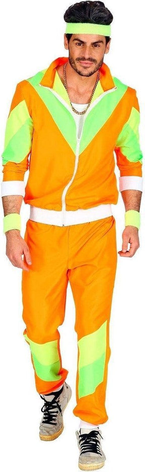 Finidi Trainingsanzug orange 80er Jahre