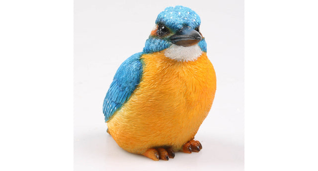 Bauernhofholztiere Vogel Eisvogel L 20x9x15cm