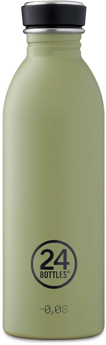 24 Flaschen 24bottles Trinkflasche Urban Bottle Stone Sage - 500 ml