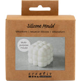 Creativ Company Silikonform, quadratisch mit Blasen, H: 5 cm, B: 6 cm, T 6 cm, 1 Stück 1 Box